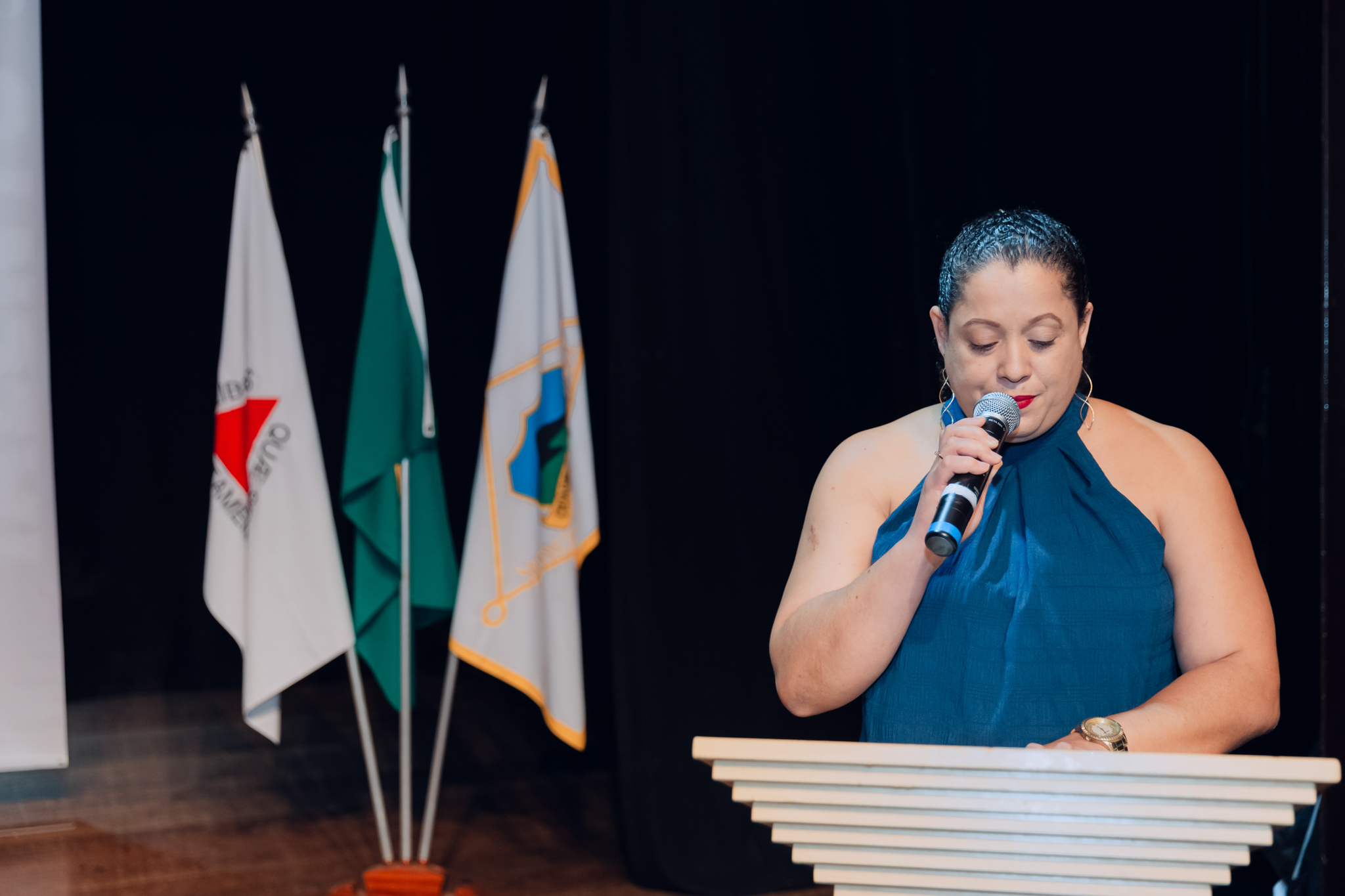 Premiação OIM 2025 - público no auditório