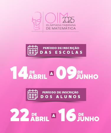 Datas de Inscrições